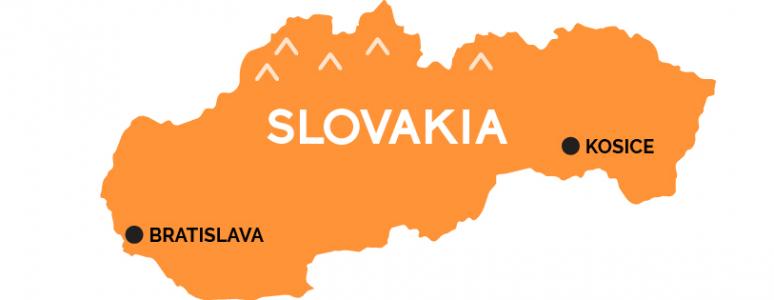 Map of Slovakia