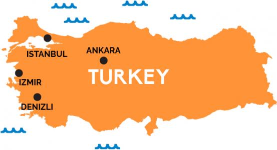 Map of Turkey