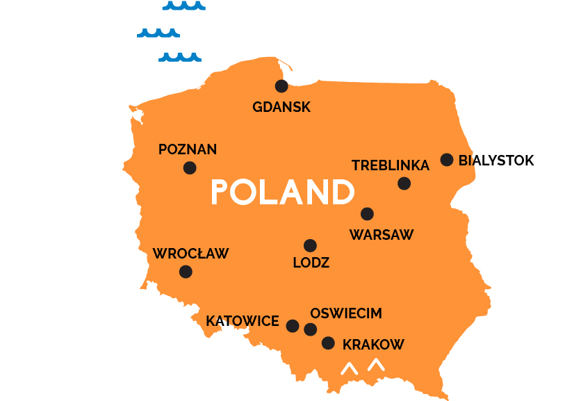 Map of Poland