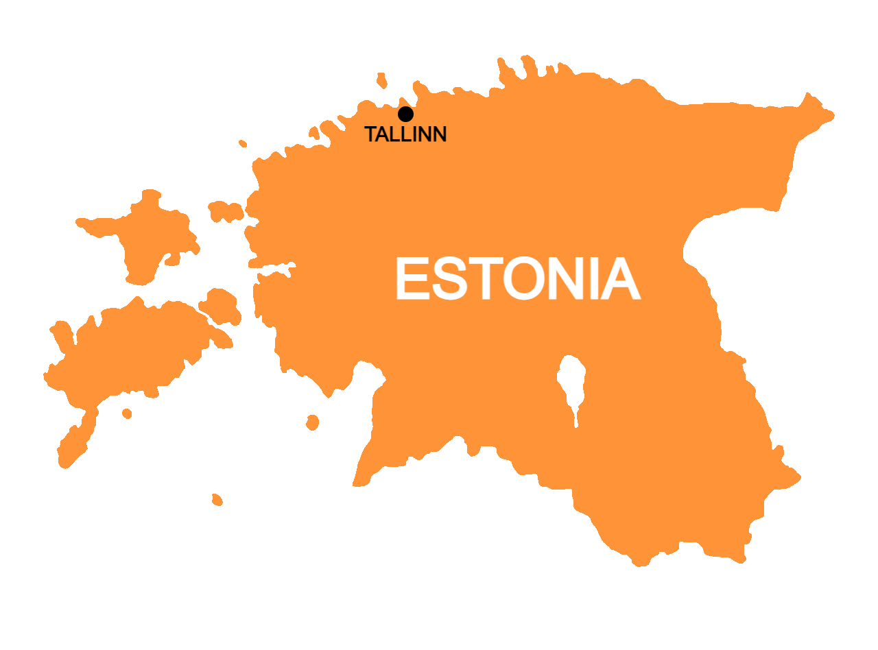 Map of Estonia