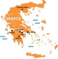 Map of Greece