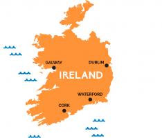 Map of Ireland