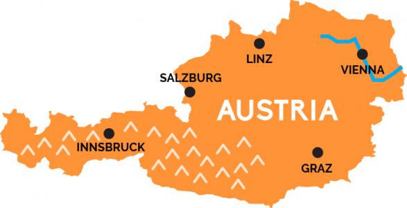 Map of Austria