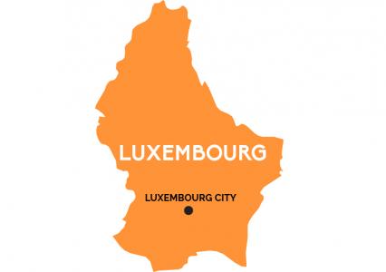 Map of Luxembourg