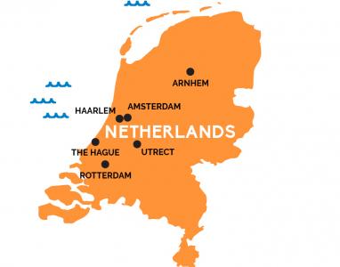 Map of The Netherlands