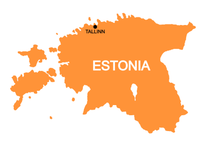 Map of Estonia